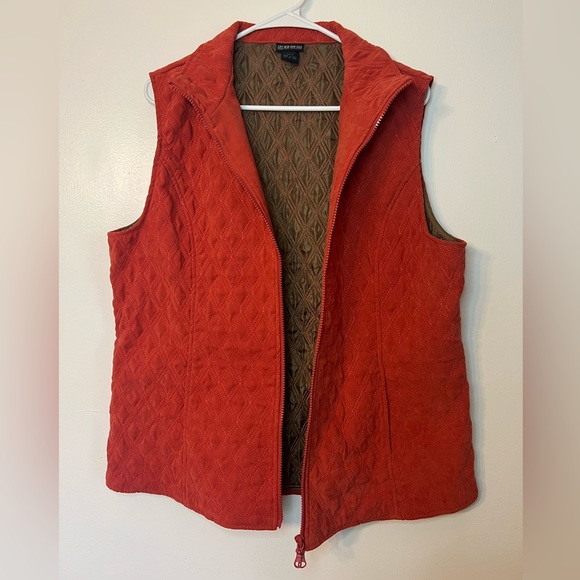 Nomadic Traders Rust Quilted Vest Size XL - Picture 4 of 8